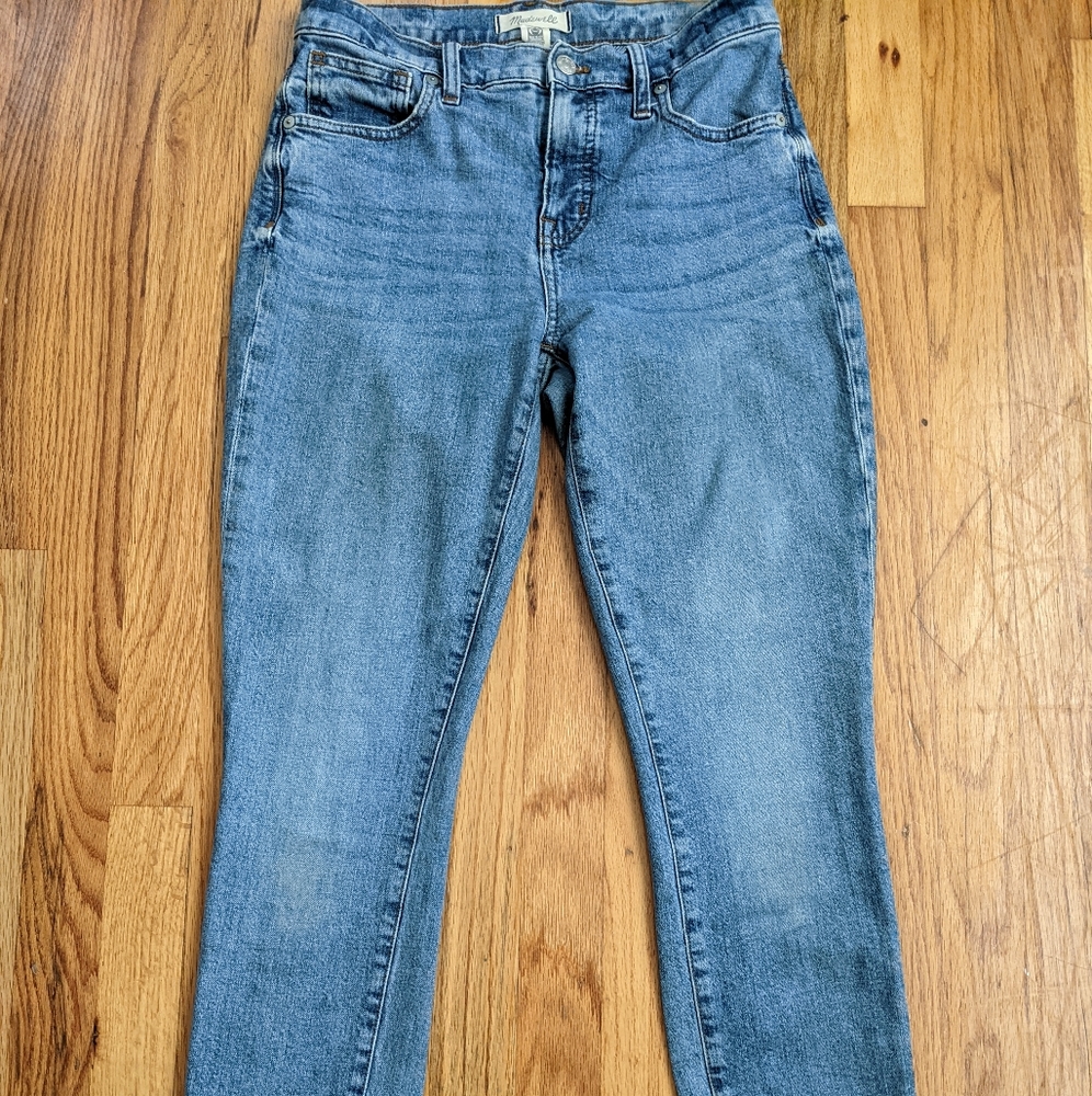 Madewell 9" Mid-Rise Skinny Jeans 26 Tall - Picture 7 of 13
